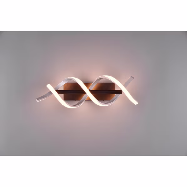 HLW LED Dimmable LED Wall Lamp 22W - Trion Sarina - Adjustable Beam Angle - Brushed Silver HLW LED Dimmable LED Wall Lamp 22W - Trion Sarina - Adjustable Beam Angle - Brushed Silver