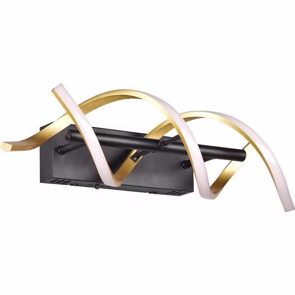 HLW LED Trion Sarina 22W Dimbare LED Wandlamp - Mat Gouden Aluminium & Verstelbare Beam Angle HLW LED Trion Sarina 22W Dimbare LED Wandlamp - Mat Gouden Aluminium & Verstelbare Beam Angle