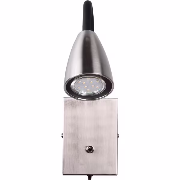 HLW LED Moderne LED Wandspot met GU10 Fitting, Verstelbare Beam Angle & Mat Nikkel Design HLW LED Moderne LED Wandspot met GU10 Fitting, Verstelbare Beam Angle & Mat Nikkel Design