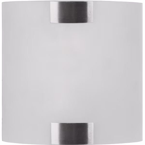 HLW LED LED Wandlamp Mat Nikkel - Strak Vierkant Metalen Design & E27 Fitting HLW LED LED Wandlamp Mat Nikkel - Strak Vierkant Metalen Design & E27 Fitting