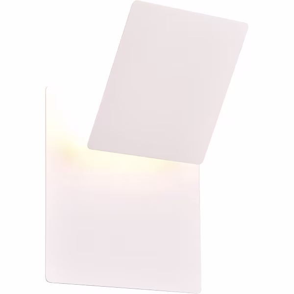 HLW LED LED Wandlamp Mat Wit | 6W LED, Warm Wit 2700K–3000K | Metalen Vloerlamp HLW LED LED Wandlamp Mat Wit | 6W LED, Warm Wit 2700K–3000K | Metalen Vloerlamp
