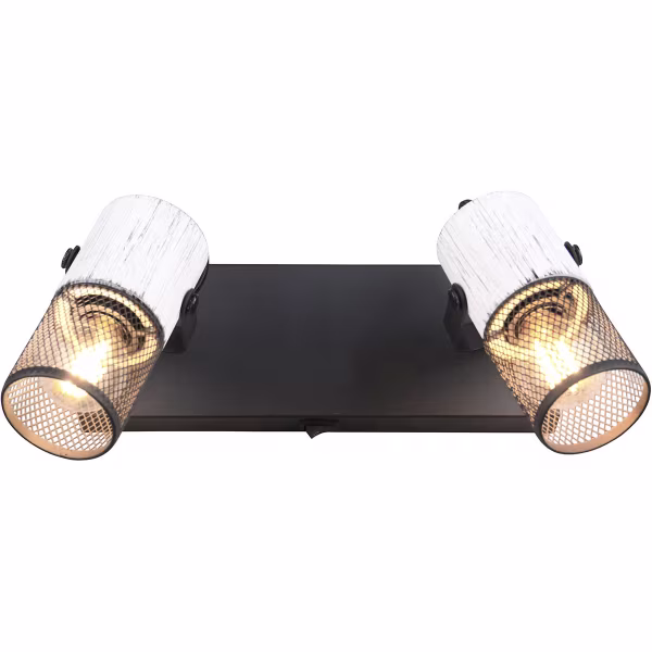 HLW LED LED Wandspot Trion Josh - Moderne Zwarte & Witte Metalen Vloerlamp met E14 Fitting HLW LED LED Wandspot Trion Josh - Moderne Zwarte & Witte Metalen Vloerlamp met E14 Fitting