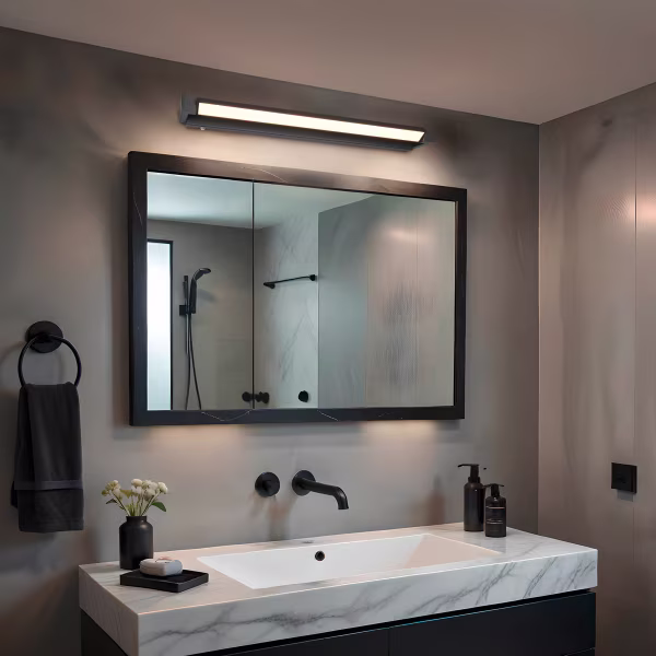 HLW LED LED Wandlamp Mat Zwart met 15.5W, Touchdimmer & Aanpasbare Kleur - LED Vloerlamp HLW LED LED Wandlamp Mat Zwart met 15.5W, Touchdimmer & Aanpasbare Kleur - LED Vloerlamp