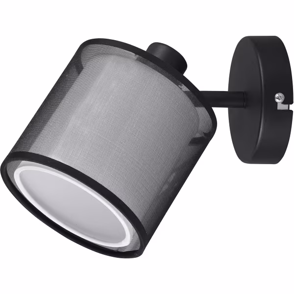 HLW LED LED Wandspot Mat Zwart - Aluminium LED Spot met Rookkleur Lichtvenster HLW LED LED Wandspot Mat Zwart - Aluminium LED Spot met Rookkleur Lichtvenster