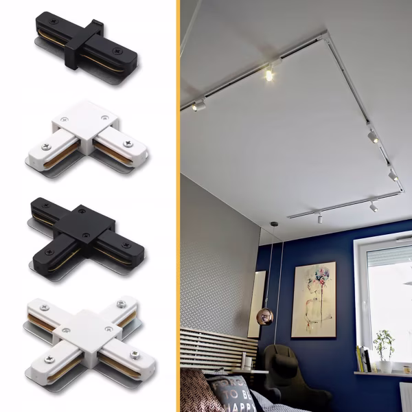 HLW LED 1-phase surface-mounted voltage rail, white, 1 m – Perfect for LED lamp & white floor lamp HLW LED 1-phase surface-mounted voltage rail, white, 1 m – Perfect for LED lamp & white floor lamp
