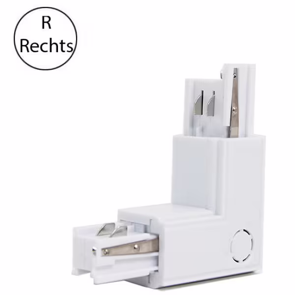 HLW LED LED lamp Witte Vloerlamp met verstelbare Beam Angle en Spanningsrail Hoek L Koppeling Rechts HLW LED LED lamp Witte Vloerlamp met verstelbare Beam Angle en Spanningsrail Hoek L Koppeling Rechts