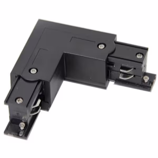 HLW LED Spanningsrail Doorverbinder Zwart - Links - 3 Fase - LED Lamp & Vloerlamp Beam Angle verstelbaar HLW LED Spanningsrail Doorverbinder Zwart - Links - 3 Fase - LED Lamp & Vloerlamp Beam Angle verstelbaar