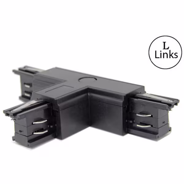 HLW LED Black floor lamp LED lamp with 3-phase power rail connector T connector left HLW LED Black floor lamp LED lamp with 3-phase power rail connector T connector left