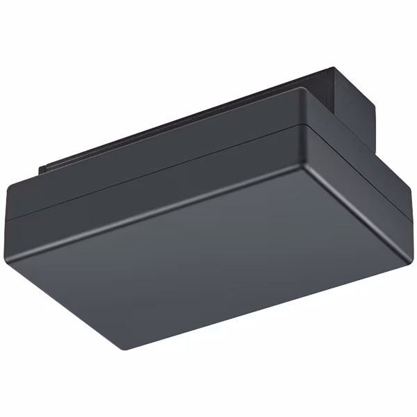 HLW LED Spanningsrail Voedingsconnector Mat Zwart - Perfect voor LED lamp en zwarte vloerlamp HLW LED Spanningsrail Voedingsconnector Mat Zwart - Perfect voor LED lamp en zwarte vloerlamp