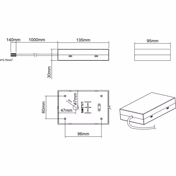 HLW LED Flexibele Spanningsrail Voedingsconnector Mat Wit voor LED lamp & Witte Vloerlamp HLW LED Flexibele Spanningsrail Voedingsconnector Mat Wit voor LED lamp & Witte Vloerlamp