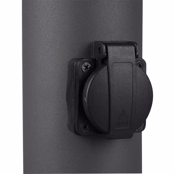 HLW LED LED Tuinverlichting - Staand Buitenlamp met Stopcontact - Trion Hosina XL - E27 Fitting - Spatwaterdicht IP44 - Mat Antraciet - Aluminium | HLW LED LED Tuinverlichting - Staand Buitenlamp met Stopcontact - Trion Hosina XL - E27 Fitting - Spatwaterdicht IP44 - Mat Antraciet - Aluminium |