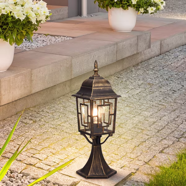 HLW LED Bronze LED Floor Lamp with E27 Fitting - Waterproof LED Outdoor Wall Lamp IP44 HLW LED Bronze LED Floor Lamp with E27 Fitting - Waterproof LED Outdoor Wall Lamp IP44