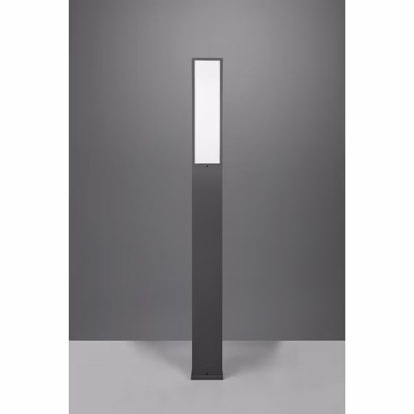 HLW LED LED Tuinverlichting - Staande Buitenlamp - Trion Ficco XL - 15W - Warm Wit 3000K - Rechthoek - Mat Antraciet - Aluminium HLW LED LED Tuinverlichting - Staande Buitenlamp - Trion Ficco XL - 15W - Warm Wit 3000K - Rechthoek - Mat Antraciet - Aluminium