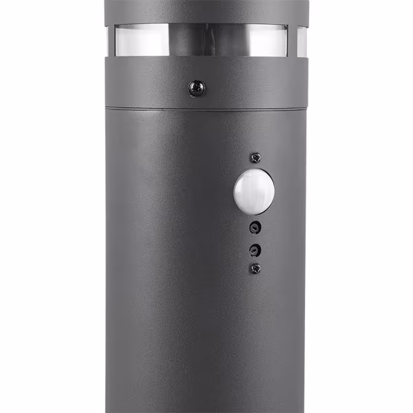 HLW LED LED Tuinverlichting - Staande Buitenlamp - Trion Paulo - E27 Fitting - Bewegingssensor - Rond - Antraciet - Metaal | HLW LED LED Tuinverlichting - Staande Buitenlamp - Trion Paulo - E27 Fitting - Bewegingssensor - Rond - Antraciet - Metaal |