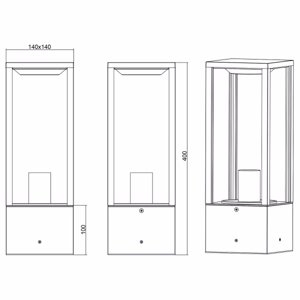 HLW LED LED Tuinverlichting - Staande Buitenlamp - Trion Garinola - E27 Fitting - Mat Antraciet - Aluminium HLW LED LED Tuinverlichting - Staande Buitenlamp - Trion Garinola - E27 Fitting - Mat Antraciet - Aluminium