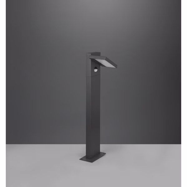 HLW LED LED Tuinverlichting met Bewegingssensor - Staande Buitenlamp - Trion Ihson - 8W - Warm Wit 3000K - Draaibaar - Rechthoek - Mat Antraciet - Aluminium HLW LED LED Tuinverlichting met Bewegingssensor - Staande Buitenlamp - Trion Ihson - 8W - Warm Wit 3000K - Draaibaar - Rechthoek - Mat Antraciet - Aluminium