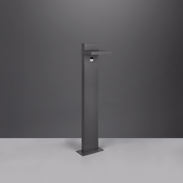 HLW LED LED Tuinverlichting met Bewegingssensor - Staande Buitenlamp - Trion Ihson - 8W - Warm Wit 3000K - Draaibaar - Rechthoek - Mat Antraciet - Aluminium HLW LED LED Tuinverlichting met Bewegingssensor - Staande Buitenlamp - Trion Ihson - 8W - Warm Wit 3000K - Draaibaar - Rechthoek - Mat Antraciet - Aluminium