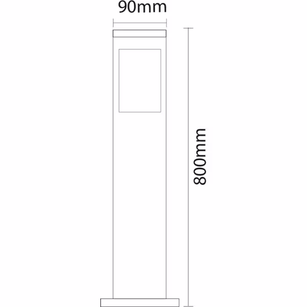 HLW LED LED Floor Lamp and LED Outdoor Wall Lamp - White Garden Wall Lamp 5W Warm White 2700K HLW LED LED Floor Lamp and LED Outdoor Wall Lamp - White Garden Wall Lamp 5W Warm White 2700K