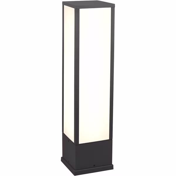 HLW LED LED Tuinverlichting - Staande Buitenlamp - Trion Ficco - 15W - Warm Wit 3000K - Rechthoek - Mat Antraciet - Aluminium | HLW LED LED Tuinverlichting - Staande Buitenlamp - Trion Ficco - 15W - Warm Wit 3000K - Rechthoek - Mat Antraciet - Aluminium |