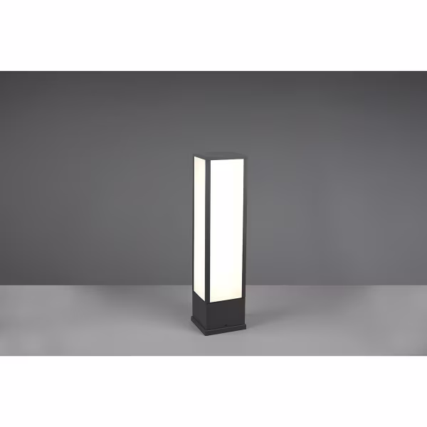 HLW LED LED Tuinverlichting - Staande Buitenlamp - Trion Ficco - 15W - Warm Wit 3000K - Rechthoek - Mat Antraciet - Aluminium | HLW LED LED Tuinverlichting - Staande Buitenlamp - Trion Ficco - 15W - Warm Wit 3000K - Rechthoek - Mat Antraciet - Aluminium |