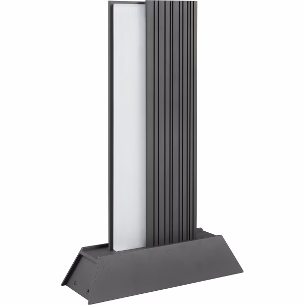 HLW LED LED Tuinverlichting - Staande Buitenlamp - Trion Riza - 11W - Warm Wit 3000K - Rechthoek - Antraciet - Aluminium HLW LED LED Tuinverlichting - Staande Buitenlamp - Trion Riza - 11W - Warm Wit 3000K - Rechthoek - Antraciet - Aluminium