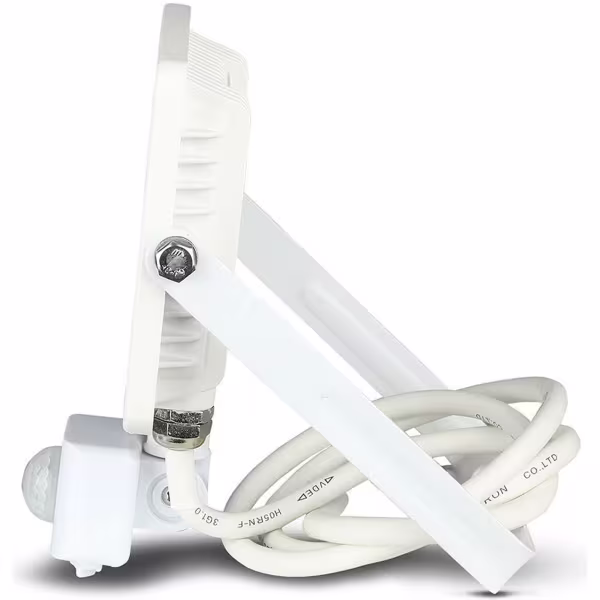 HLW LED LED Bouwlamp 20 Watt met Sensor - Natuurlijk Wit 4000K - Mat Wit Aluminium HLW LED LED Bouwlamp 20 Watt met Sensor - Natuurlijk Wit 4000K - Mat Wit Aluminium