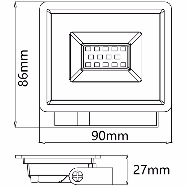 Velvalux Waterproof LED Construction Lamp Velvalux Glowlit 10W - IP65, Cool White 6000K, Flicker-free Velvalux Waterproof LED Construction Lamp Velvalux Glowlit 10W - IP65, Cool White 6000K, Flicker-free