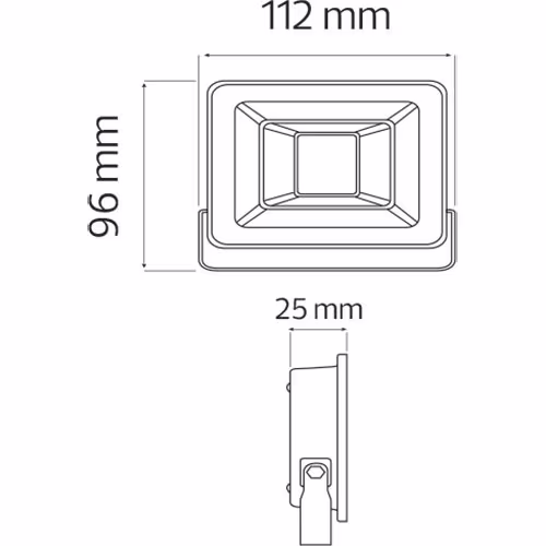 HLW LED Waterdichte LED Bouwlamp 10W - Helder Koud Wit 6000K, IP65 HLW LED Waterdichte LED Bouwlamp 10W - Helder Koud Wit 6000K, IP65