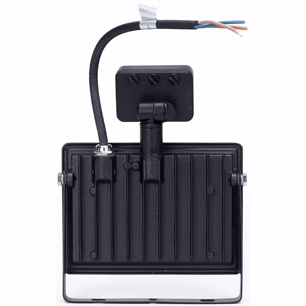 HLW LED LED Bouwlamp 10W Met Sensor - Waterdicht IP65 Mat Zwart, Neutraal Wit HLW LED LED Bouwlamp 10W Met Sensor - Waterdicht IP65 Mat Zwart, Neutraal Wit