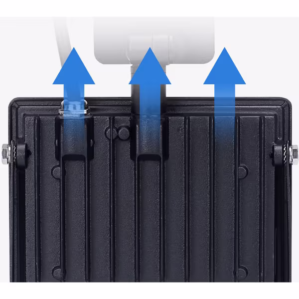 HLW LED LED Bouwlamp & Wandlamp met Sensor - Waterdicht IP65, Koud Wit 6000K, Zwart & Wit HLW LED LED Bouwlamp & Wandlamp met Sensor - Waterdicht IP65, Koud Wit 6000K, Zwart & Wit