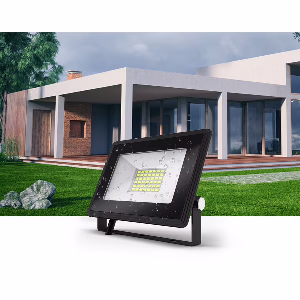 HLW LED LED Construction Lamp IP65 Waterproof - Black & White LED Lamp with Neutral White HLW LED LED Construction Lamp IP65 Waterproof - Black & White LED Lamp with Neutral White