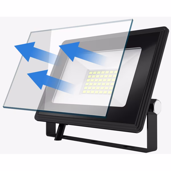 HLW LED LED Bouwlamp 50 Watt IP65 - Waterdichte Zwarte & Witte LED Lamp met Neutraal Wit Licht HLW LED LED Bouwlamp 50 Watt IP65 - Waterdichte Zwarte & Witte LED Lamp met Neutraal Wit Licht