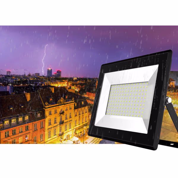 HLW LED Robust LED Construction Lamp IP65 - Black & White, Cool White 6000K, Waterproof HLW LED Robust LED Construction Lamp IP65 - Black & White, Cool White 6000K, Waterproof