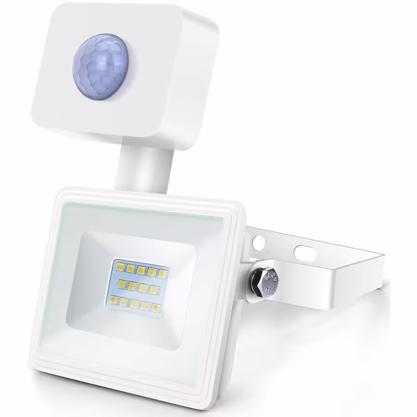 HLW LED LED Bouwlamp 10 Watt met Sensor - Waterdicht IP65 - Neutraal Wit 4000K HLW LED LED Bouwlamp 10 Watt met Sensor - Waterdicht IP65 - Neutraal Wit 4000K