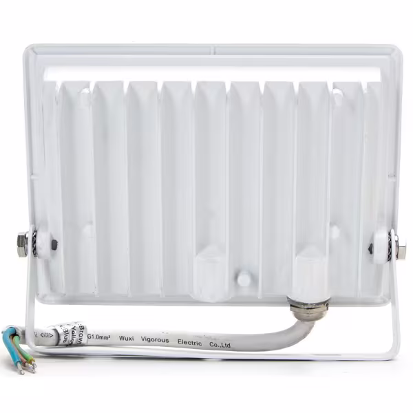 HLW LED LED Bouwlamp 30W - Witte Waterdichte LED Lamp IP65 - Koud Wit 6000K HLW LED LED Bouwlamp 30W - Witte Waterdichte LED Lamp IP65 - Koud Wit 6000K