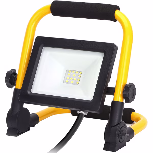 HLW LED Waterdichte LED Bouwlamp Verstelbaar - Witte LED Lamp Koud Wit 6000K HLW LED Waterdichte LED Bouwlamp Verstelbaar - Witte LED Lamp Koud Wit 6000K