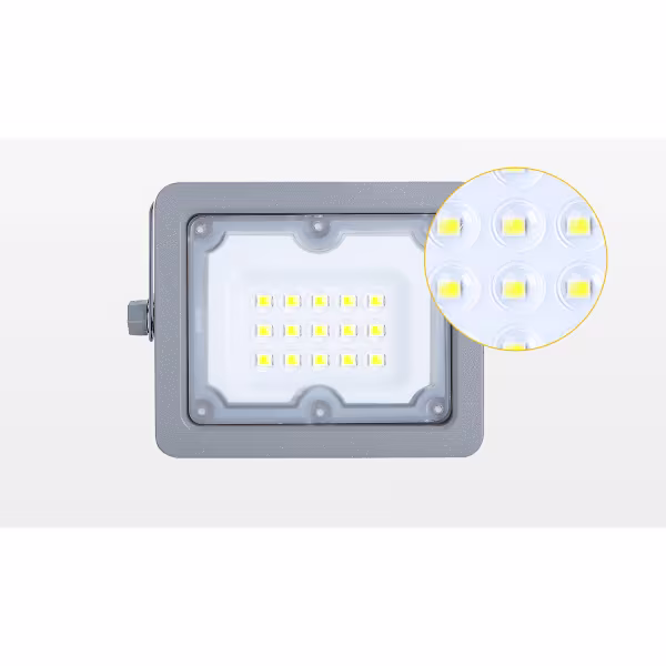 HLW LED LED Bouwlamp Verstelbaar & Waterdicht IP65 - Witte Lamp Koud Wit 6000K HLW LED LED Bouwlamp Verstelbaar & Waterdicht IP65 - Witte Lamp Koud Wit 6000K