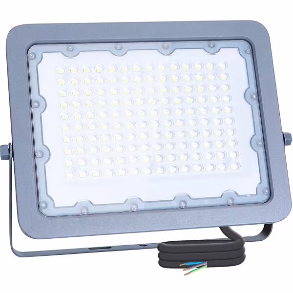 HLW LED Verstelbare LED Bouwlamp 100W - Witte Waterdichte LED Lamp IP65 Neutraal Wit HLW LED Verstelbare LED Bouwlamp 100W - Witte Waterdichte LED Lamp IP65 Neutraal Wit