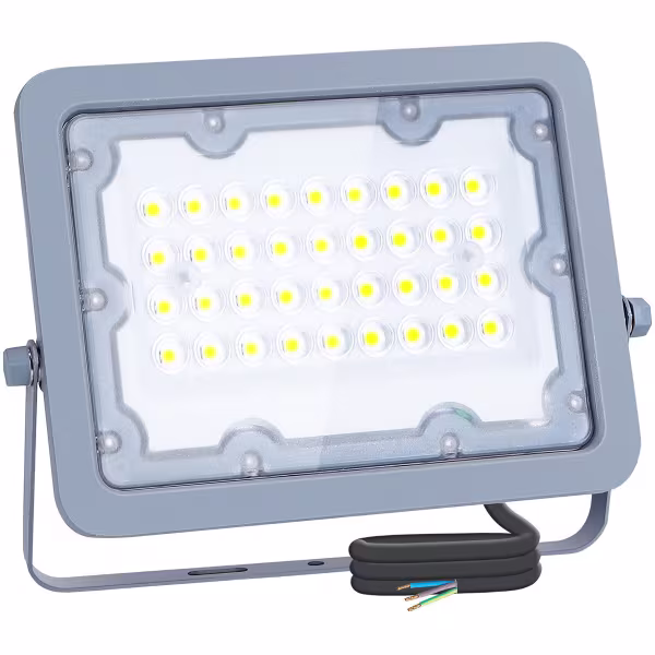 HLW LED Verstelbare Witte LED Bouwlamp, Waterdicht IP65, Koud Wit 6000K Daglicht HLW LED Verstelbare Witte LED Bouwlamp, Waterdicht IP65, Koud Wit 6000K Daglicht