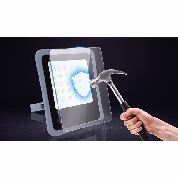 HLW LED LED Floodlight Solar 300W - Waterdichte IP65 LED Bouwlamp & Tuin Wandlamp Koud Wit 6000K HLW LED LED Floodlight Solar 300W - Waterdichte IP65 LED Bouwlamp & Tuin Wandlamp Koud Wit 6000K