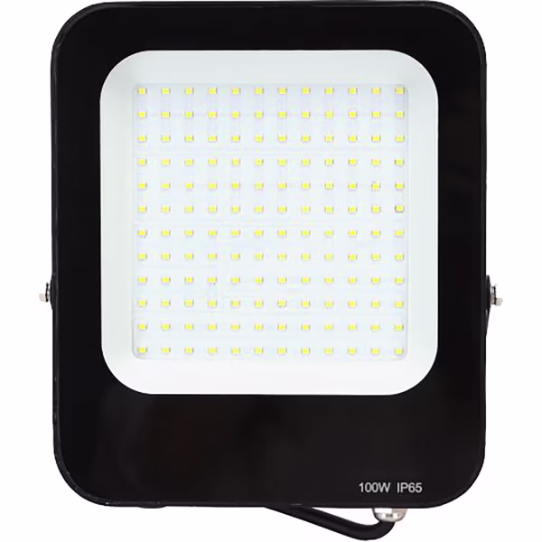 HLW LED LED Bouwlamp IP65 Waterdicht – Zwarte & Witte Vloerlamp met Neutraal Wit Licht HLW LED LED Bouwlamp IP65 Waterdicht – Zwarte & Witte Vloerlamp met Neutraal Wit Licht