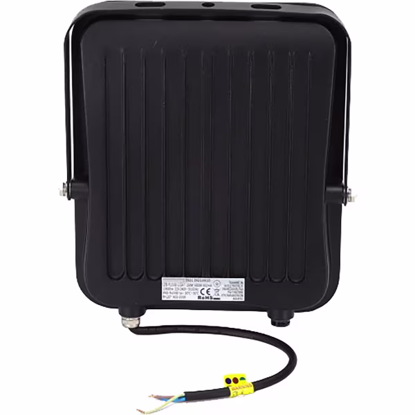 HLW LED LED Construction Lamp Waterproof IP65 - Adjustable Beam Angle, Black & White LED Lamp Cool White 6000K HLW LED LED Construction Lamp Waterproof IP65 - Adjustable Beam Angle, Black & White LED Lamp Cool White 6000K