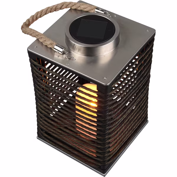 HLW LED LED Tafellamp met Zonne-energie - Trion Santino - Dag en Nacht Sensor - Spatwaterdicht IP44 - Rond - Mat Zwart - Kunststof HLW LED LED Tafellamp met Zonne-energie - Trion Santino - Dag en Nacht Sensor - Spatwaterdicht IP44 - Rond - Mat Zwart - Kunststof