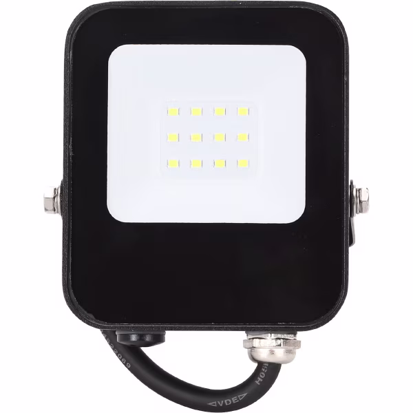 HLW LED LED Bouwlamp 10W Waterdicht IP65 - Zwarte & Witte LED lamp Koud Wit 6000K HLW LED LED Bouwlamp 10W Waterdicht IP65 - Zwarte & Witte LED lamp Koud Wit 6000K