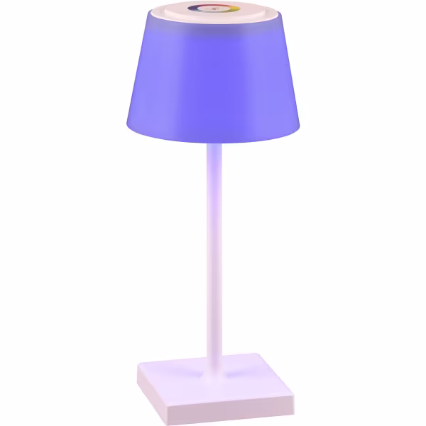 HLW LED LED Tafellamp met Oplaadbare Batterijen - Trion Sansy - 2.1W - RGBW - Spatwaterdicht IP44 - Dimbaar - Vierkant - Wit HLW LED LED Tafellamp met Oplaadbare Batterijen - Trion Sansy - 2.1W - RGBW - Spatwaterdicht IP44 - Dimbaar - Vierkant - Wit