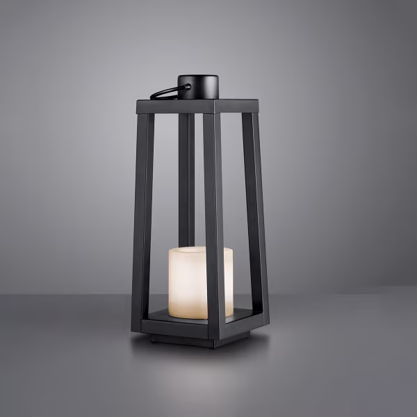 HLW LED LED Tafellamp - Trion Loiny - Zonne-energie - Spatwaterdicht - Mat Zwart - Aluminium HLW LED LED Tafellamp - Trion Loiny - Zonne-energie - Spatwaterdicht - Mat Zwart - Aluminium