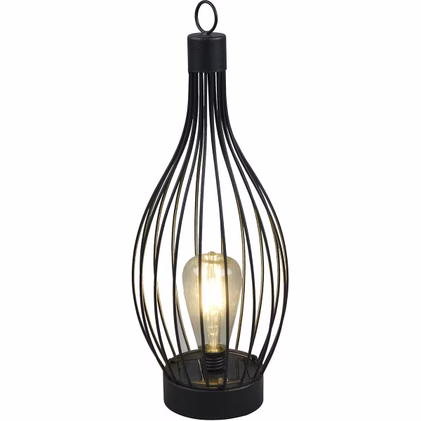 HLW LED LED Tafellamp met Zonne-energie - Trion Marlon - Dag en Nacht Sensor - Spatwaterdicht IP44 - Rond - Mat Zwart - Aluminium HLW LED LED Tafellamp met Zonne-energie - Trion Marlon - Dag en Nacht Sensor - Spatwaterdicht IP44 - Rond - Mat Zwart - Aluminium