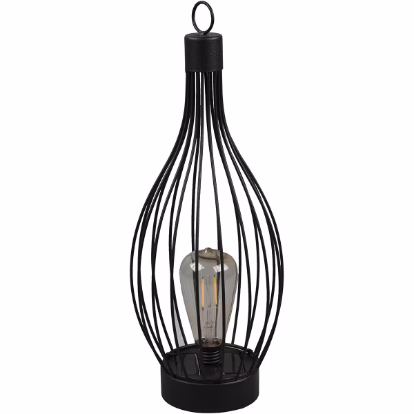 HLW LED LED Tafellamp met Zonne-energie - Trion Marlon - Dag en Nacht Sensor - Spatwaterdicht IP44 - Rond - Mat Zwart - Aluminium HLW LED LED Tafellamp met Zonne-energie - Trion Marlon - Dag en Nacht Sensor - Spatwaterdicht IP44 - Rond - Mat Zwart - Aluminium