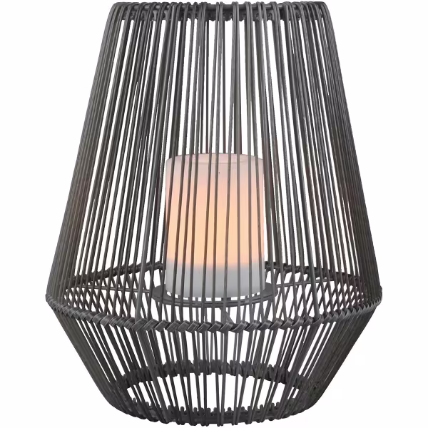 HLW LED LED Tafellamp met Zonne-energie - Trion Minera - Dag en Nacht Sensor - Spatwaterdicht IP44 - Ovaal - Mat Grijs - Kunststof HLW LED LED Tafellamp met Zonne-energie - Trion Minera - Dag en Nacht Sensor - Spatwaterdicht IP44 - Ovaal - Mat Grijs - Kunststof