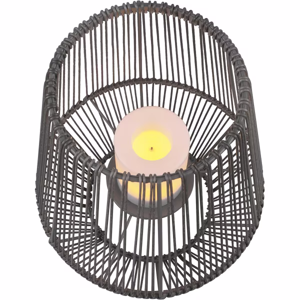 HLW LED LED Tafellamp met Zonne-energie - Trion Minera - Dag en Nacht Sensor - Spatwaterdicht IP44 - Ovaal - Mat Grijs - Kunststof HLW LED LED Tafellamp met Zonne-energie - Trion Minera - Dag en Nacht Sensor - Spatwaterdicht IP44 - Ovaal - Mat Grijs - Kunststof